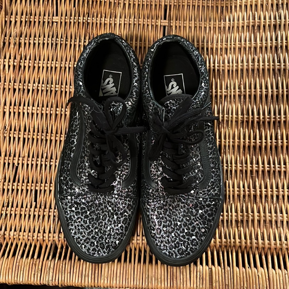 Vans cheetah print shoes